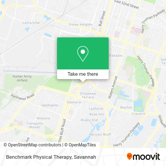 Benchmark Physical Therapy map