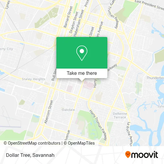 Mapa de Dollar Tree