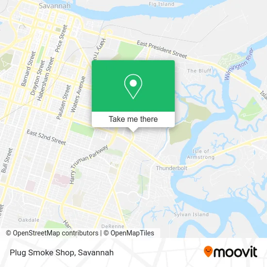 Mapa de Plug Smoke Shop