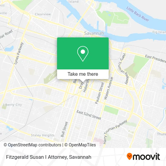 Mapa de Fitzgerald Susan I Attorney