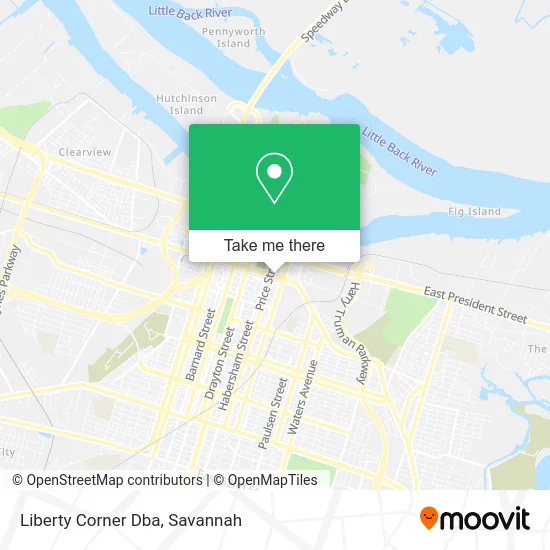Liberty Corner Dba map