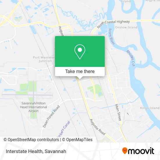 Interstate Health map