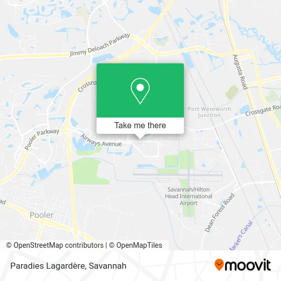 Paradies Lagardère map