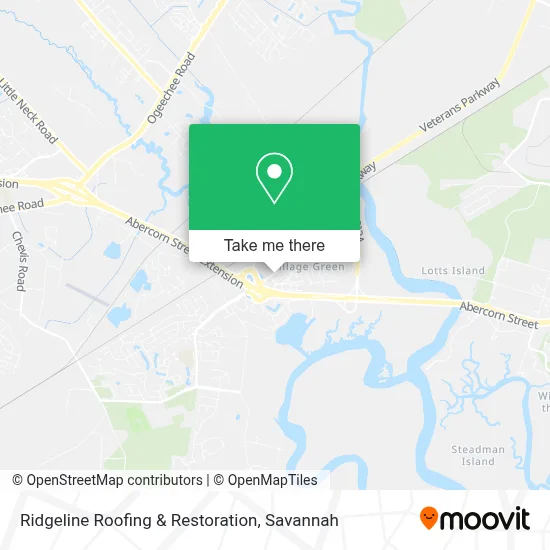 Ridgeline Roofing & Restoration map