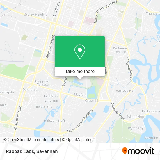 Radeas Labs map