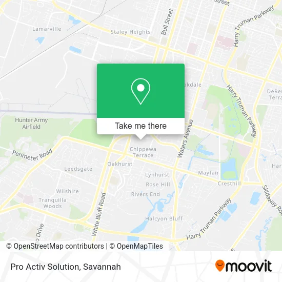 Pro Activ Solution map