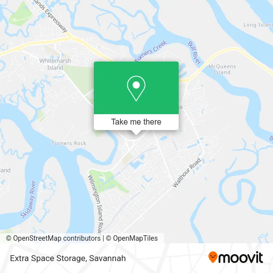 Mapa de Extra Space Storage