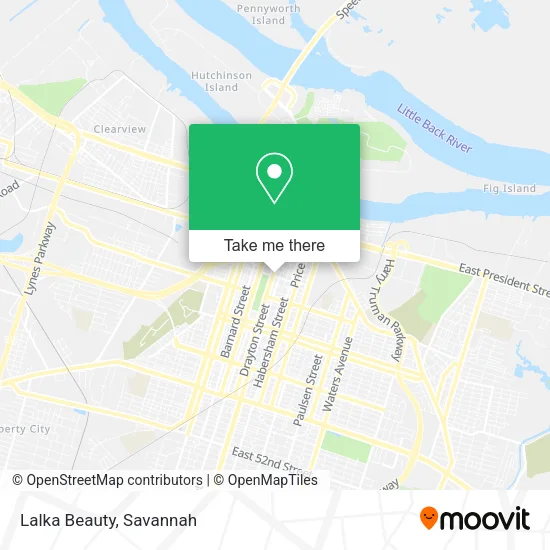 Lalka Beauty map