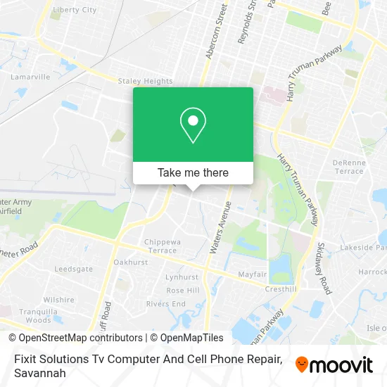 Fixit Solutions Tv Computer And Cell Phone Repair map