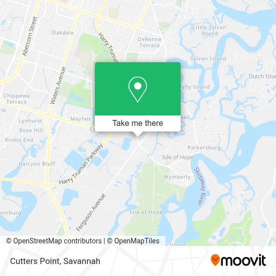 Cutters Point map