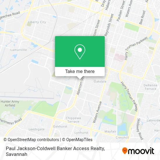 Paul Jackson-Coldwell Banker Access Realty map