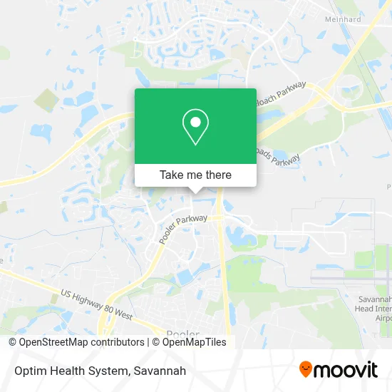 Optim Health System map