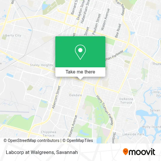 Labcorp at Walgreens map
