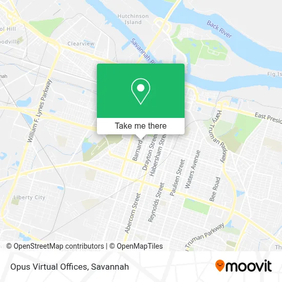 Opus Virtual Offices map