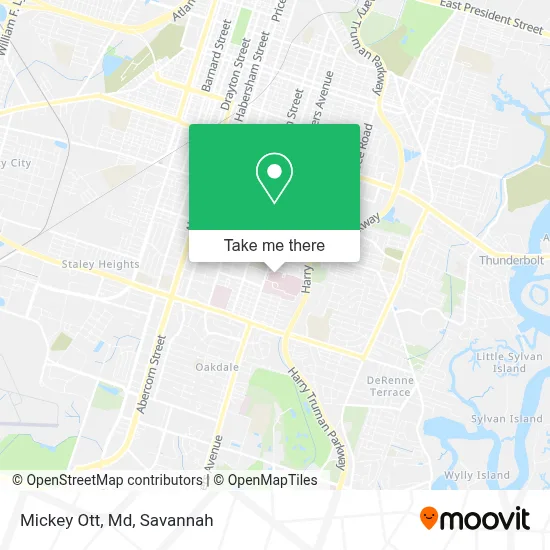 Mickey Ott, Md map