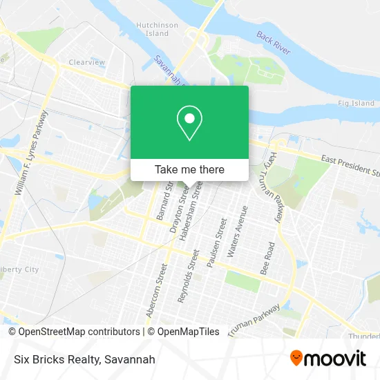 Six Bricks Realty map