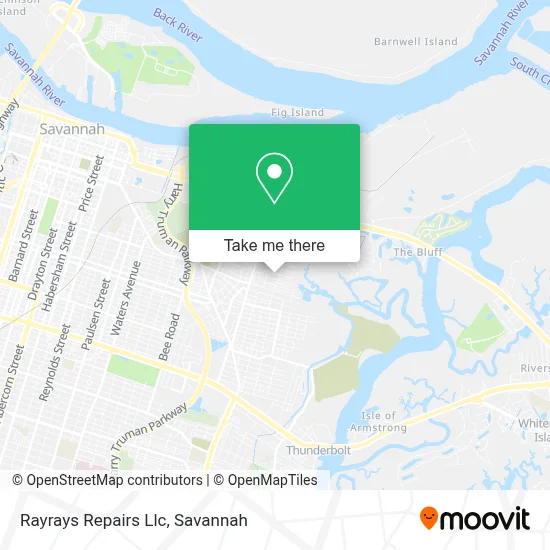 Rayrays Repairs Llc map