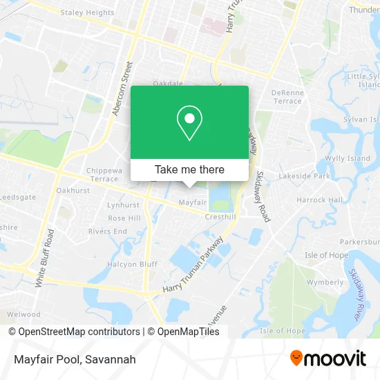 Mayfair Pool map