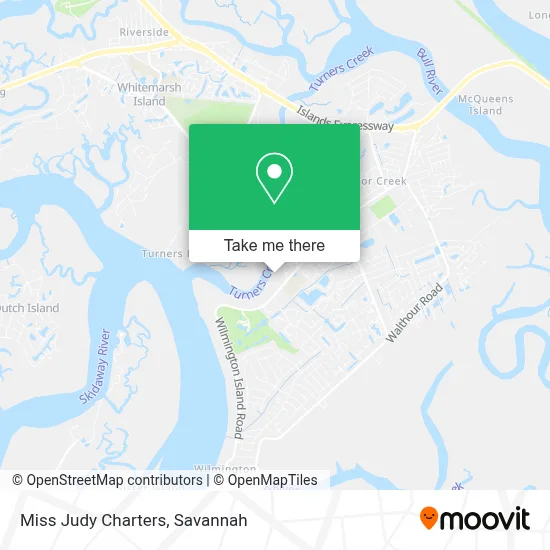 Miss Judy Charters map