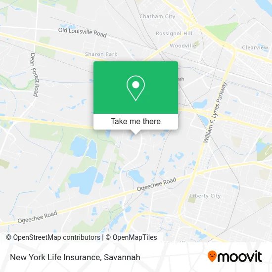 New York Life Insurance map