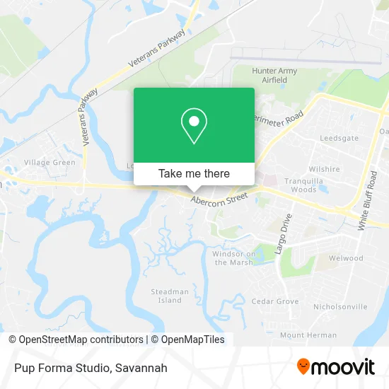Pup Forma Studio map
