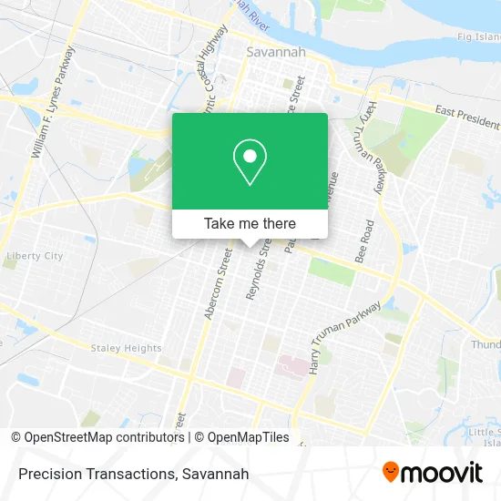 Precision Transactions map