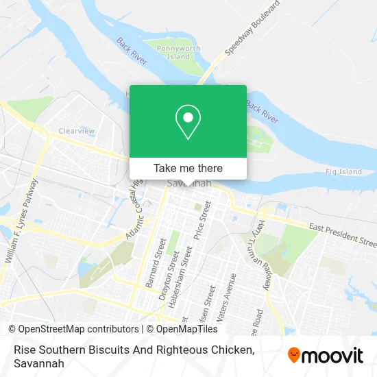 Rise Southern Biscuits And Righteous Chicken map