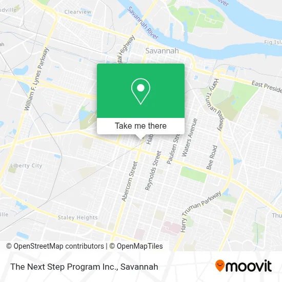 The Next Step Program Inc. map