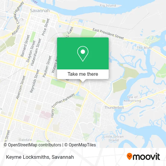 Keyme Locksmiths map