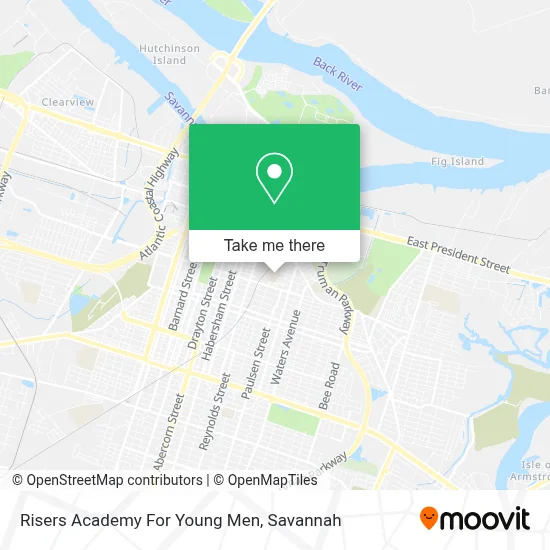 Risers Academy For Young Men map