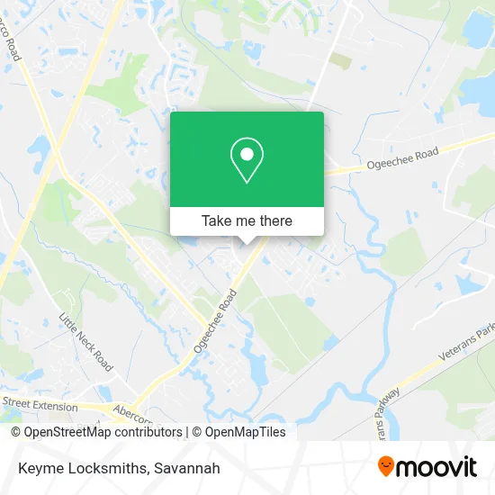 Keyme Locksmiths map