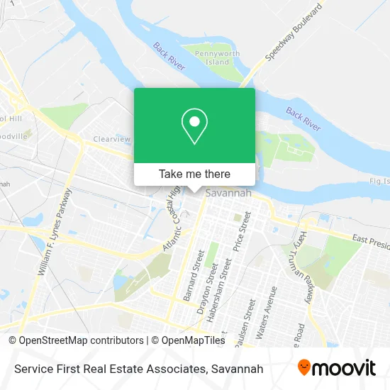 Service First Real Estate Associates map