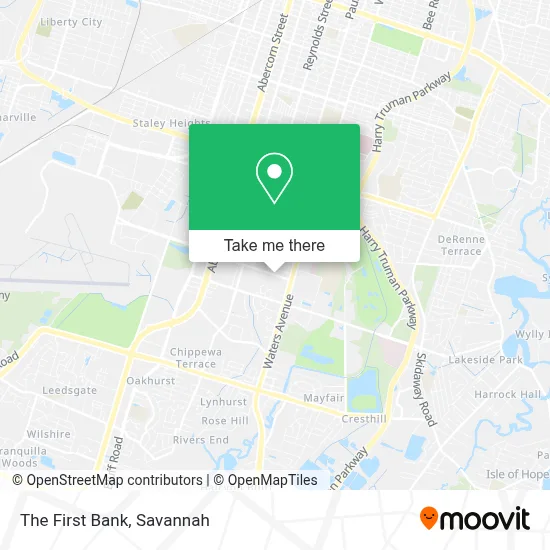 The First Bank map
