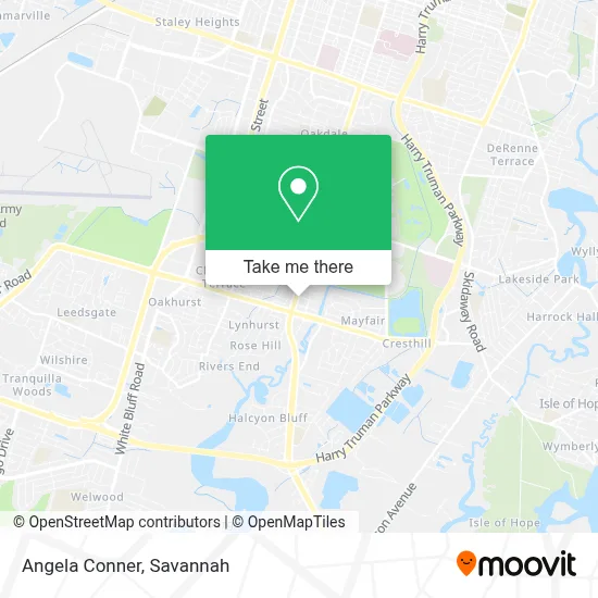 Angela  Conner map