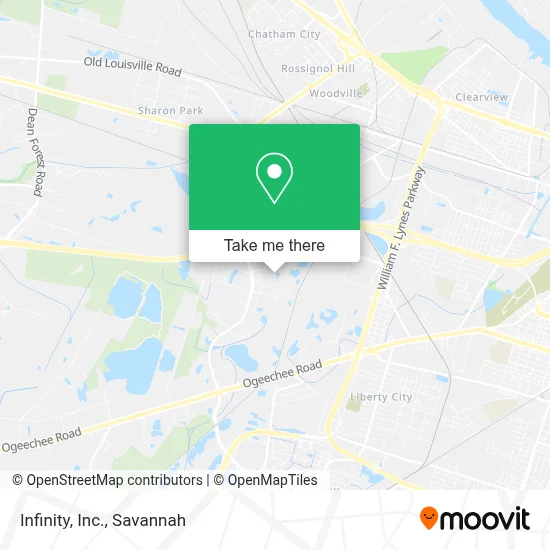 Infinity, Inc. map