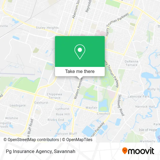 Pg Insurance Agency map