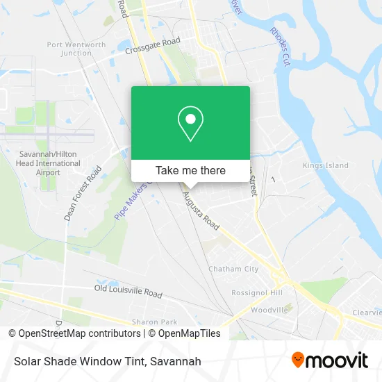 Solar Shade Window Tint map