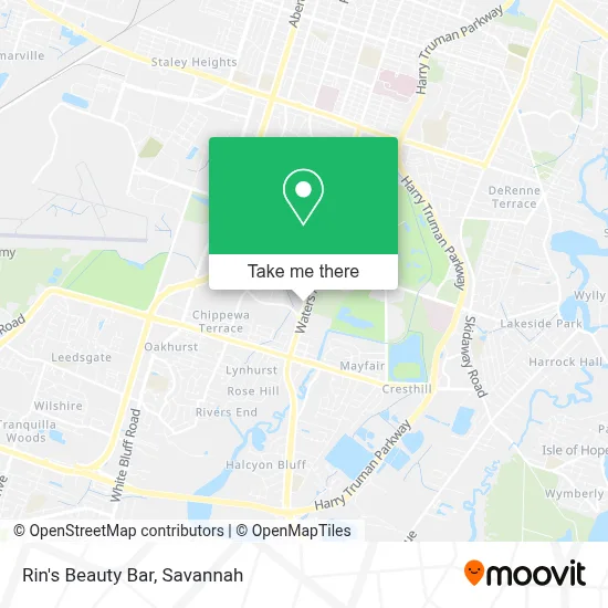 Rin's Beauty Bar map