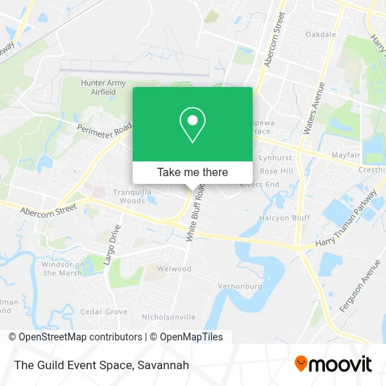 The Guild Event Space map