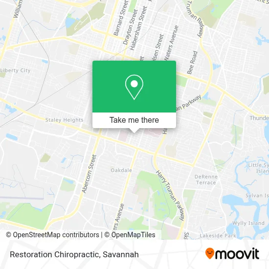 Restoration Chiropractic map