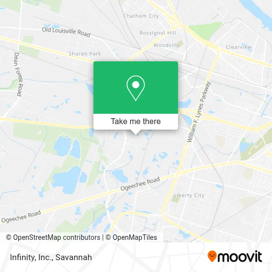 Infinity, Inc. map