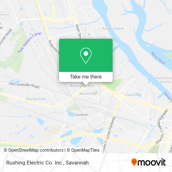 Rushing Electric Co. Inc. map