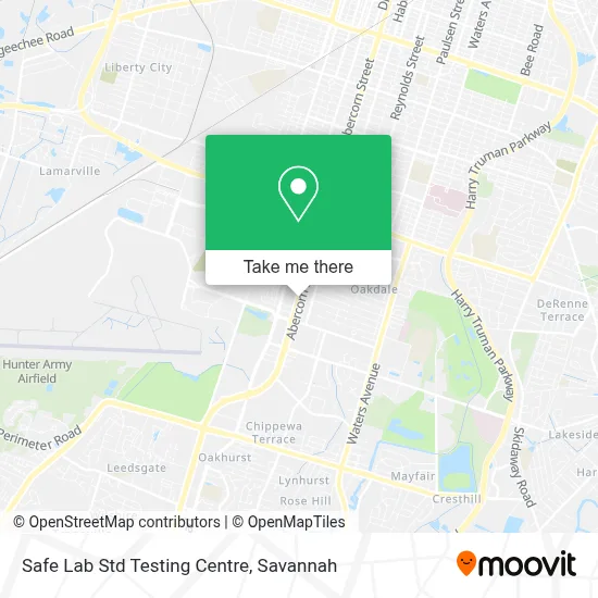 Safe Lab Std Testing Centre map
