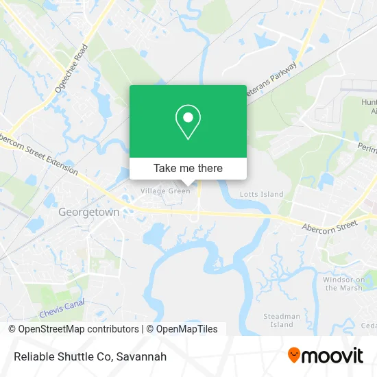 Reliable Shuttle Co map