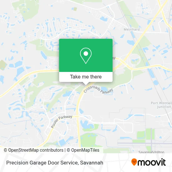 Precision Garage Door Service map