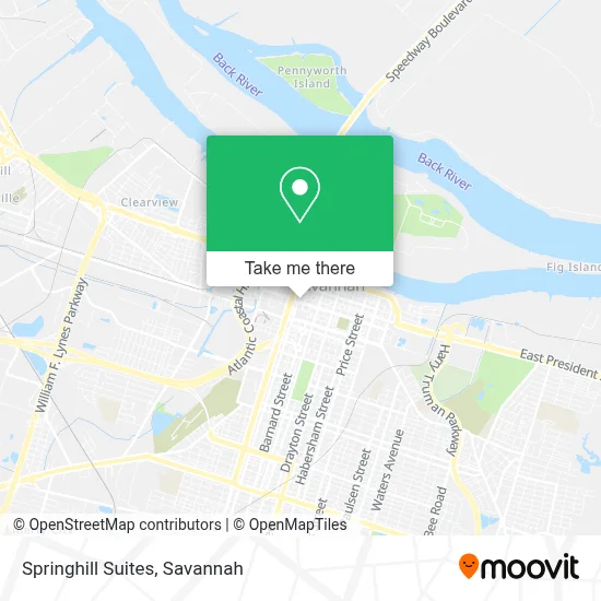 Springhill Suites map