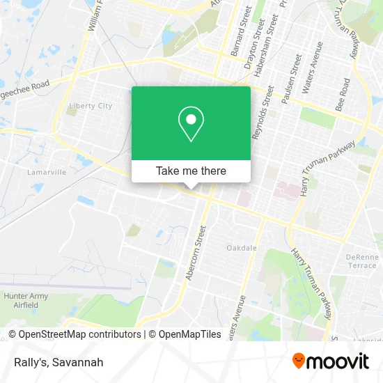 Rally's map