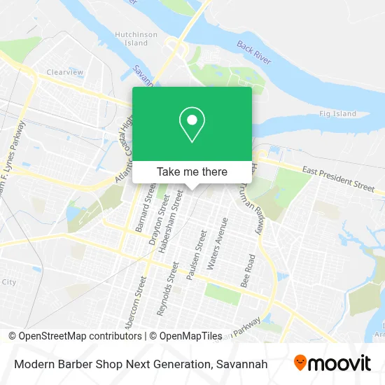 Modern Barber Shop Next Generation map