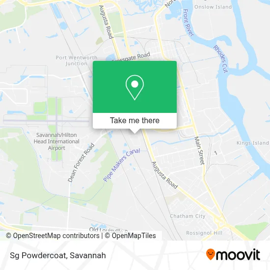 Sg Powdercoat map