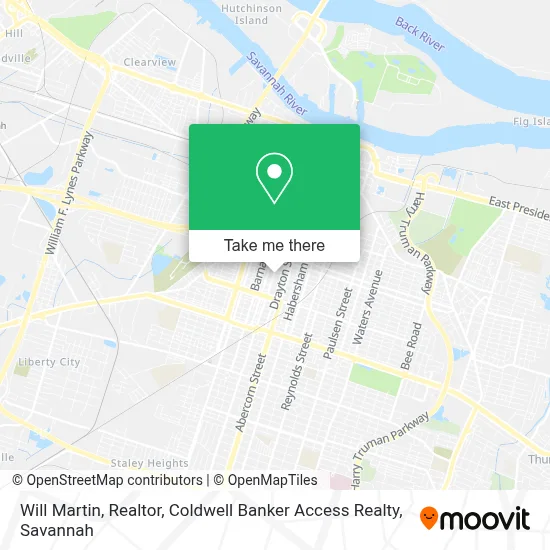 Will Martin, Realtor, Coldwell Banker Access Realty map